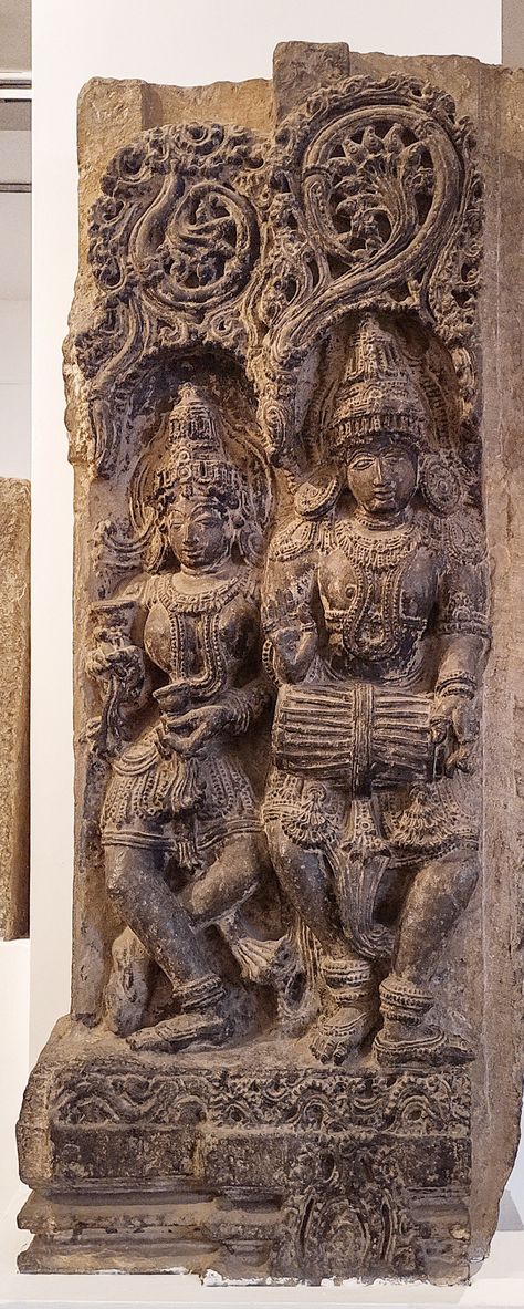 Musicians, Hoysala, 12th century CE, Halebid, Mysore, National Museum, New Delhi. Mysore, 12th Century, Bronze Sculpture, National Museum, New Delhi, Indian Art, Sculpture, Art