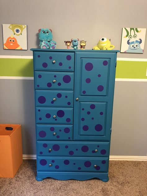 Monsters Inc Nursery Ideas, Pixar Nursery Theme, Monsters Inc Bedroom, Disney Baby Nursery, Pixar Room, Disney Nursery Ideas, Monsters Inc Room, Pixar Nursery, Monsters Inc Nursery