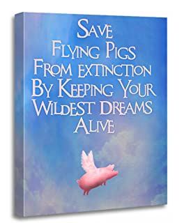 Flying Pig Illustration, Flying Pig Painting, Flying Pigs Decor, Chair Painting, When Pigs Fly, Flying Pigs, Art 2022, Pig Memes Hilarious, Pigs Fly