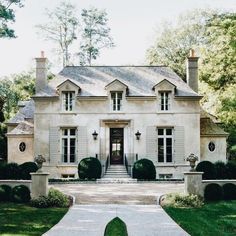 The (New) Heights House Plans French Revival House, French House Plans, Modern French Provincial, French Provincial Design, French Country Exterior, Provincial Home, French Provincial Style, French Style Homes, Lots Of Windows