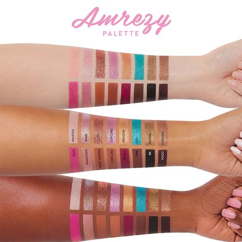 Daytime Eye Makeup, Amrezy Palette, 2020 Makeup, Metallic Eyeshadow, Makeup Beginners, Anastasia Beverly Hills Makeup, Makeup Swatches, Eye Primer, Eye Shadow Palette