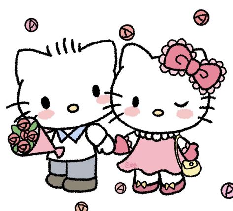 Drawing Hello Kitty, Hello Kitty Boy, Hello Kitty Imagenes, Hello Kitty House, Walpaper Hello Kitty, Hello Kitty Themes, Kitty Drawing, Hello Kitty Drawing, Hello Kitty Art