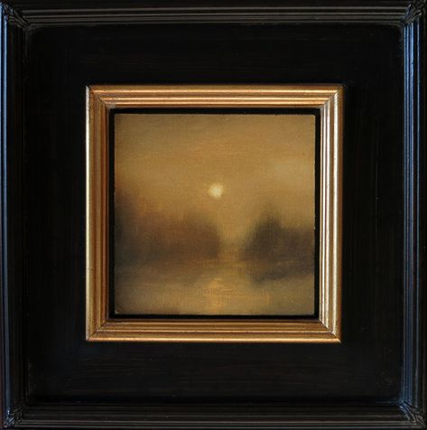 If I am a Stranger by Michael Orwick Oil ~ 6 x 6 Painting Frames Ideas, Small Landscape Paintings, Vintage Framed Prints, Frames Ideas, Landscape Oil Paintings, Canvas Gallery Wall, Small Landscape, Oil Painting Frames, Art Folder