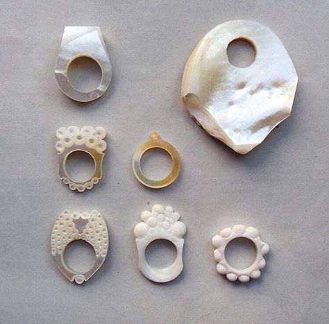 Mother of Pearl Rings by @danni.schwaag | Chloe Smith, Pearl Rings, Carved Ring, Mother Pearl, Rich Girl, Women Trends, Pearl Ring, Mother Of Pearl, Chloe