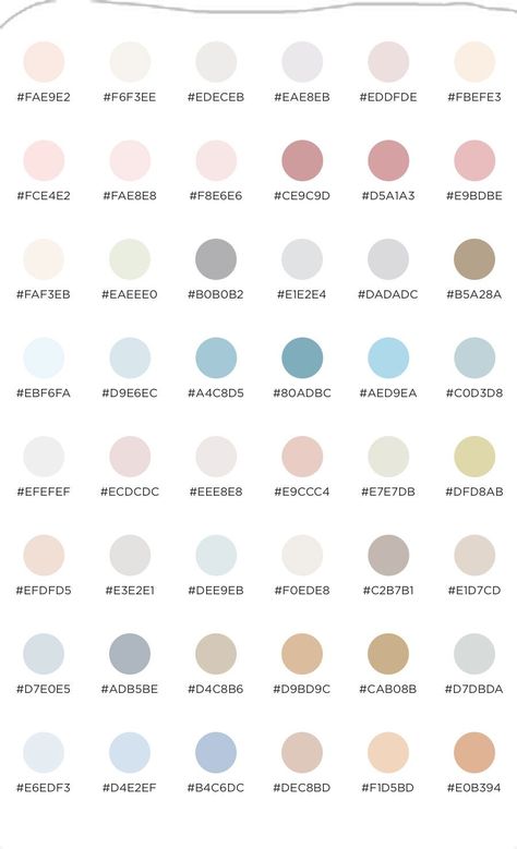 8 Pastel Color Palettes Inspired by Nature | TADMINT Pastel Colour Wheel, Pale Pastel Color Palette, Pastel Room Color Palette, Dull Pastel Color Palettes, Pastel And Neutral Color Palette, Coquette Colors Palette, Hex Code Color Palette Pastel, Soft Color Palette Pastel, Google Calendar Color Palette