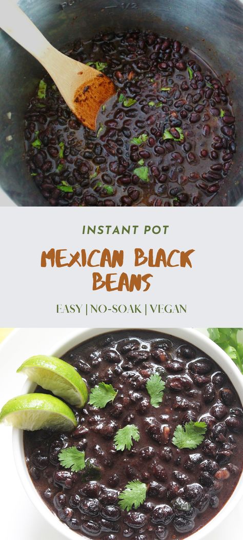 Beans In Instant Pot, Pressure Cooker Black Beans, Instant Pot Recipes Healthy Family, Instant Pot Recipes Healthy, Mexican Black Beans, Easy Foods, Pot Recipes Healthy, Black Bean Recipes, Healthy Mexican