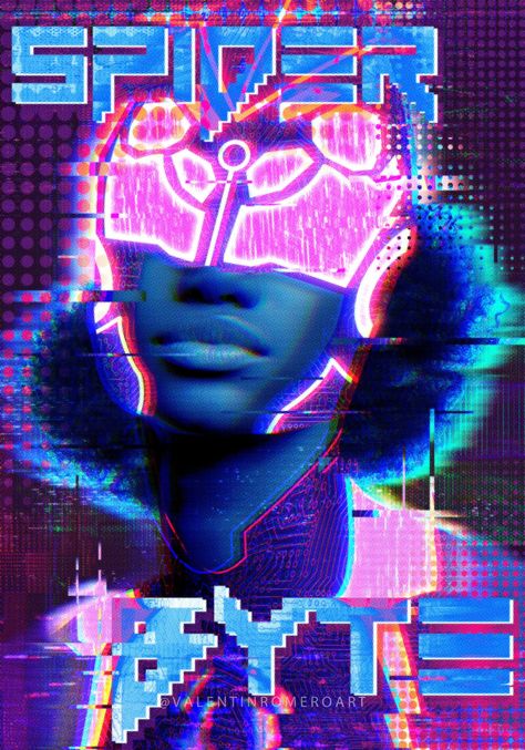 Margo Across The Spiderverse, Spider Byte Fanart, Spider Byte Icon, Margo Spider Byte Fanart, Prowler Miles X Spider Byte, Spiderman Poster, All Spiderman, Man Wallpaper, Spiderman Art