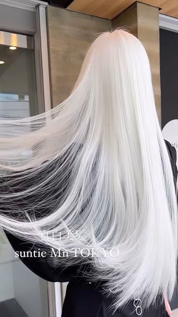 Long White Hairstyle, White Hair Hairstyles, Icy White Hair, White Hair Wigs, Pure White Hair, White Hair Long, White Hairstyle, Hair Color White, White Long Hair