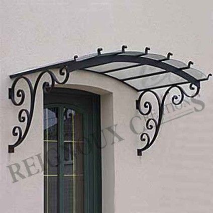 Wrought Iron Awning, Pergola Plans Roofs, Window Canopy, Wrought Iron Decor, Window Grill Design, Door Gate Design, Lan Can, 아파트 인테리어, Pergola Plans