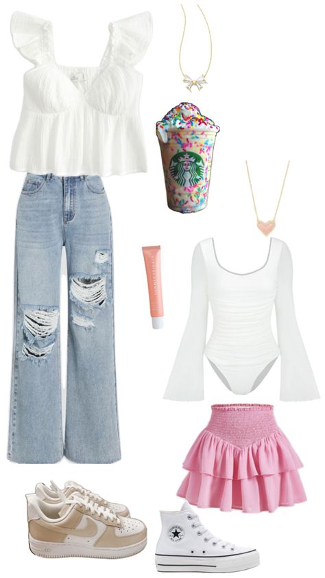 Perfect for a teen girls B-day 13th Birthday Party Outfit Ideas, Birthday Outfits For 14th Birthday, Teen Birthday Outfit Ideas, Popular Teen Girl Outfits, 16th Birthday Outfit Ideas Casual, Pre Teen Girls Outfits, Birthday Outfit Ideas For Teens, Birthday Outfit Ideas For Teenagers