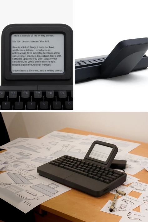 Electronic Typewriter, E Paper Display, E Ink Display, Mini Computer, Pc Builds, E Ink, Dropshipping Products, Free Writing, Making Stuff