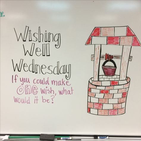 Wacky Wednesday Writing Prompt, White Board Quotes, Morning Questions, Whiteboard Activities, Whiteboard Prompts, Whiteboard Questions, Morning Writing, Whiteboard Ideas, Whiteboard Messages