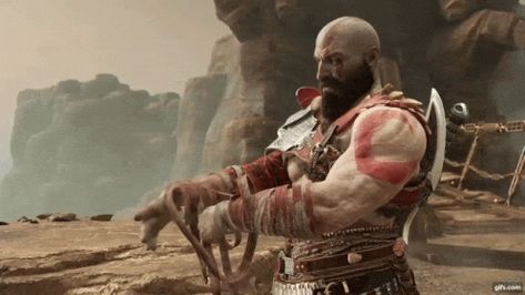 Kratos God Of War GIF - Kratos God Of War Wrap - Discover & Share GIFs Kratos Workout, God Gif, Frozen Gif, God Of Wars, Itachi Akatsuki, Fall Memes, Tom Y Jerry, Moving Wallpapers, Icon Gif