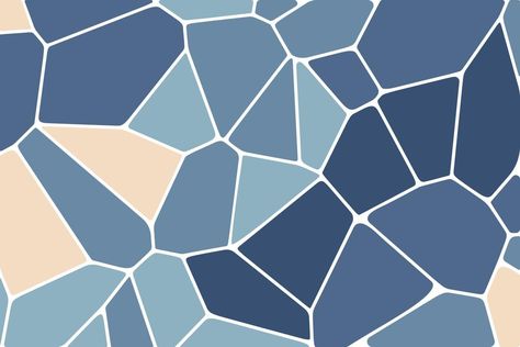 Voronoi Diagram, Premium Vector, Tela