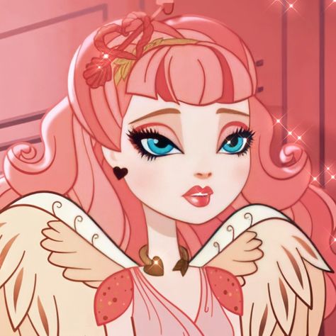 𝓒𝓪𝓴𝓮ㅤㅤ↬ c.a. cupid icon Cupid Ever After High Icons, Cupid Icon, Cupid Eah, Cupid Aesthetic, Ca Cupid, Eah Icons, Ever After High Aesthetic, Ever After High Icons, Cerise Hood