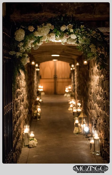 Biltmore Estate Christmas, Wine Cellar Wedding, Cellar Wedding, Grand Hallway, Biltmore Wedding, White Wedding Decorations, Biltmore House, Wedding Spain, Asheville Wedding