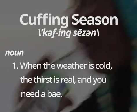 Cuffing Season Aesthetic, Cuffing Season Humor, Cuffing Season Quotes, Season Quotes, Cuffing Season, Happy Girl Quotes, Hard Relationship Quotes, Funny Holiday, New Relationship Quotes