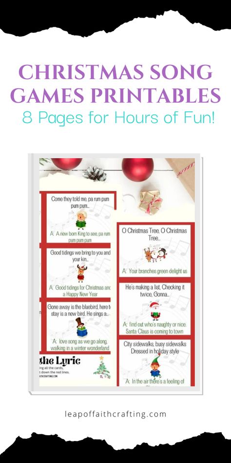 Christmas Carol Quiz Free Printable, Christmas Song Games Free Printable, Christmas Carol Pictionary, Christmas Finish The Lyrics Game Free, Christmas Carol Emoji Game Free, Christmas Carol Quiz, Emoji Christmas Song Game Free Printable, Song Games, Christmas Song Games