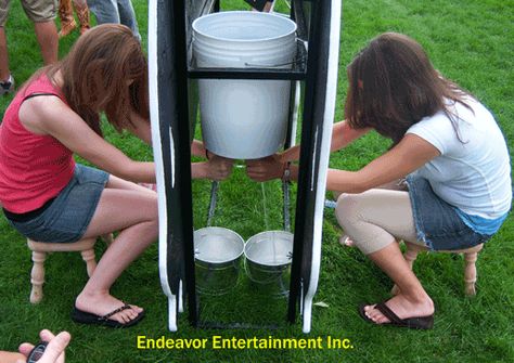 cow milking game but we could do it as a goat Cow Milking Activity, 4h Party Ideas, Cow Milking Game, Cow Themed Games, Cow Themed Birthday Party Games, Milk The Cow Game, Ag Olympics Games, Farm Events Ideas, Barnyard Games