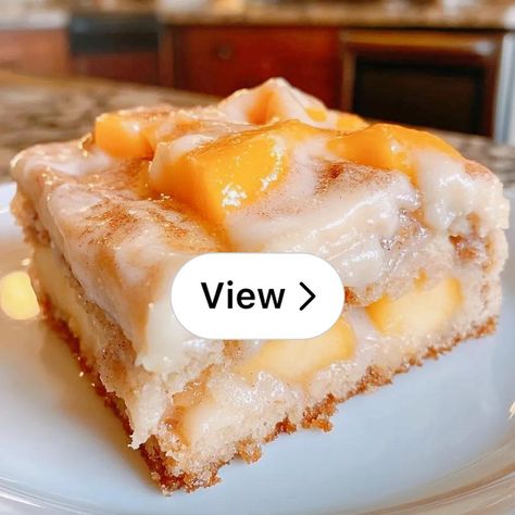 Lemon8 · Peach Cobbler Cinnamon Roll Gooey Butter Cake  · @Suzanne Chilson Cinnamon Roll Gooey Butter Cake, Gooey Butter, Gooey Butter Cake, Kiss The Cook, Peach Cobbler, Butter Cake, Easy Baking Recipes, Cinnamon Roll, Easy Baking