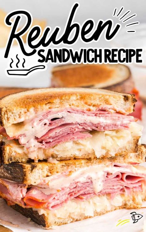 Reuben Sandwich - Spaceships and Laser Beams Deli Corned Beef Recipes, Ruban Sandwich Recipes, Ruban Sandwich, Reuben Sandwich Sauce, Best Reuben Sandwich, Awesome Sandwiches, Cranberry Loaf, Reuben Recipe, Reuben Sandwich Recipe