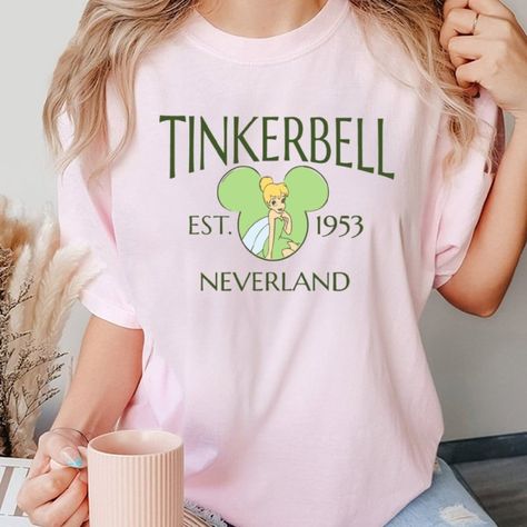 Jazz it up! Introducing Vintage Disney Tinker Bell Shirt, Funny Graphic Tee, Family Shirt, Family Matching Tee, Magic Kingdom Shirt, Mickey Mouse Shirt, exclusively priced at an unbeatable value of $32.00 Don't miss out! #TShirtsForWomen #GiftForHer #GiftForMom #shirt #gift #TShirt #BirthdayGift #FunnyShirt #TShirt #clothing Magic Kingdom Shirt, Mickey Mouse Shirt, Mickey Mouse Shirts, Matching Tees, Tinker Bell, Funny Graphic Tees, Family Shirt, Vintage Disney, Magic Kingdom