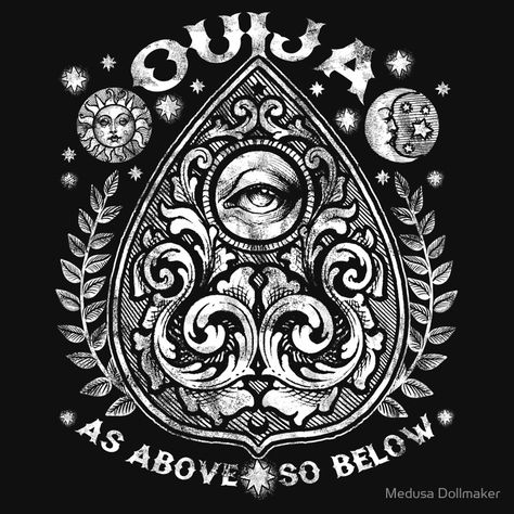 Ouija Tattoo, Mystic Eye, Ouija Planchette, Marquesan Tattoos, Mens Shoulder Tattoo, As Above So Below, Turtle Tattoo, Maori Tattoo, Grey Tattoo