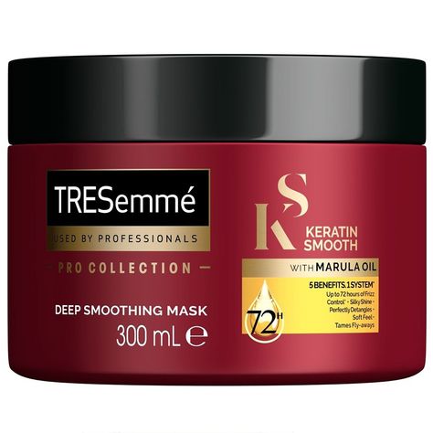 Tresemme Hair Products, Silky Hair Mask, Smooth Hair Mask, Control Frizzy Hair, Tresemme Shampoo, Tresemme Keratin Smooth, Edges Hair, Marula Oil, Keratin Hair