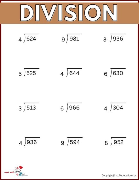 3rd Grade Division Worksheet Division Sums Grade 4, Maths Worksheet For Class 3 Division, Worksheet For Grade 3 Mathematics, Maths Questions For Class 3, Division For Grade 3 Worksheet, 5 Class Maths Worksheet, Division For 4th Grade, Division Activity 3rd Grade, Class 3rd Math Worksheet