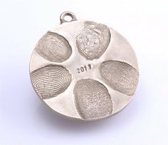 Fingerprint Ornament, Silver Spray Paint, Salt Dough, 3d Christmas, Kids Diy, Fun Crafts For Kids, Baby Crafts, Xmas Crafts, Crafts To Do