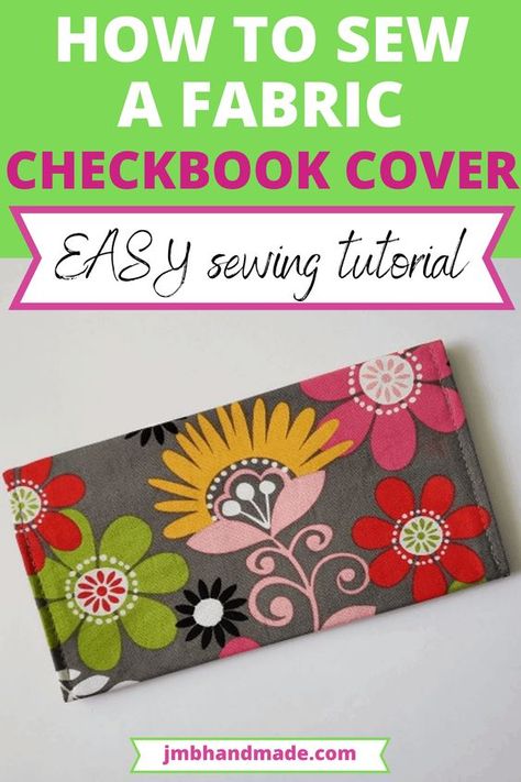 Wallet Sewing Pattern, Sew Wallet, Diy Sewing Gifts, Book Cover Diy, Check Book, Checkbook Covers, Fabric Wallet, Diy Wallet, Fun Fabric