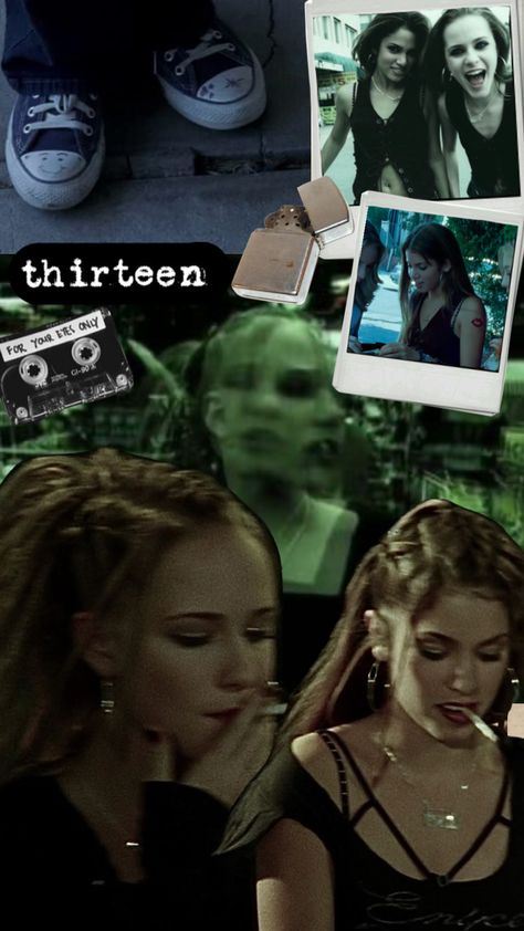 #thirteen #tracyfreeman #eviezamora #tracyandevie #vintage #thirteenmovie Thirteen Background, 2000s Phone Aesthetic, Mason Freeland, Thirteen Poster, Thirteen Wallpaper, Thirteen Aesthetic, Tracy Freeland, Converse Drawing, Thirteen Movie Aesthetic