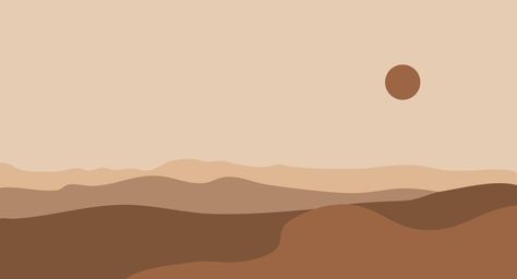 Boho Computer Background, Landscape Minimalist Background, Worship Aesthetic Background, Minimalist Brown Aesthetic Wallpaper, Brown Background Landscape, Minimalist Brown Aesthetic, Background Landscape Aesthetic, Brown Aesthetic Desktop Wallpaper, Aesthetic Landscape Background