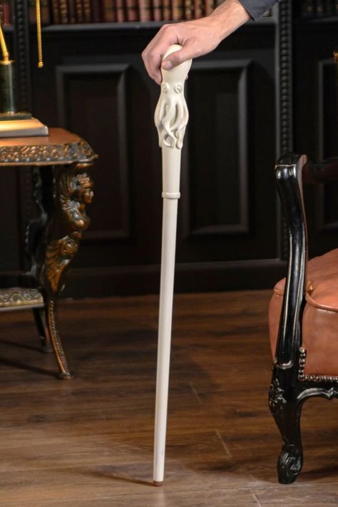 Experience enchantment with our White Knob Handle Octopus Walking Cane, a unique and handcrafted wooden stick for walking. Featuring intricate hand carving, this walking staff adds a touch of magic to every step. White Walking Stick, Knob Handle Octopus Walking Cane, Unique Walking Cane, Handcrafted Wooden Stick for Walking, Hand Carved Walking Staff Fashionable Canes, Walking Staff, White Knobs, Walking Aids, Wooden Canes, Wooden Walking Sticks, Walking Sticks And Canes, Walking Cane, Walking Canes