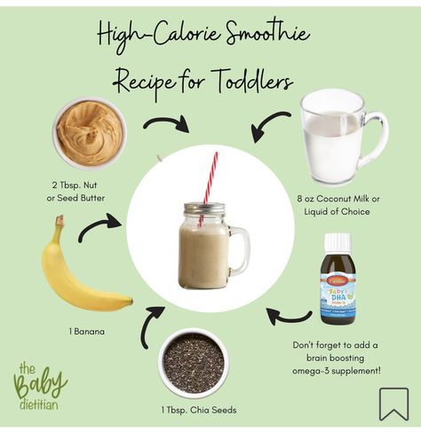 Toddler Smoothie Recipes, Meals For Babies, High Calorie Smoothies, Baby Meal Plan, Toddler Smoothies, Kid Foods, Easy Toddler Meals, Easy Baby Food Recipes, Toddler Breakfast