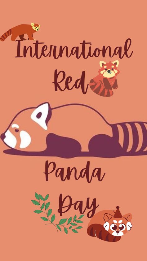 Panda Day, Red Panda, 1st Birthday, Birthday, Red, Quick Saves