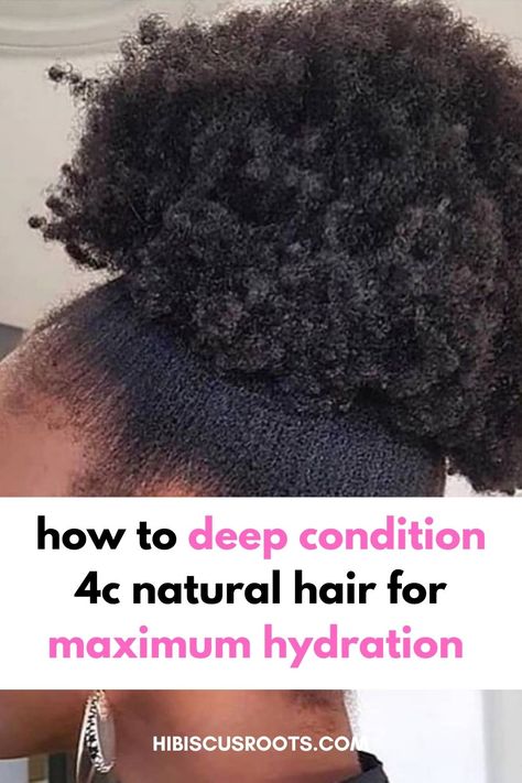 Deep Conditioning For Dry Hair, Hair Mask For Moisture And Growth, Deep Conditioner For Natural Hair Homemade, How To Deep Condition Hair Black, Homemade Deep Conditioner For 4c Hair, Protein Treatments For Natural Hair 4c, How To Add Moisture To Dry Hair, How To Soften 4c Hair Natural, Deep Moisture Hair Mask Diy