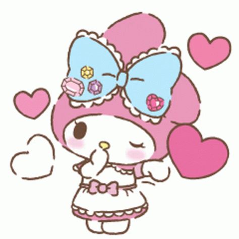 My Melody Gif, Valentines Gif, Animated Emojis, Bisous Gif, My Melody Wallpaper, I Love You Gif, Hello Kitty My Melody, Good Morning Gif, Good Morning Picture