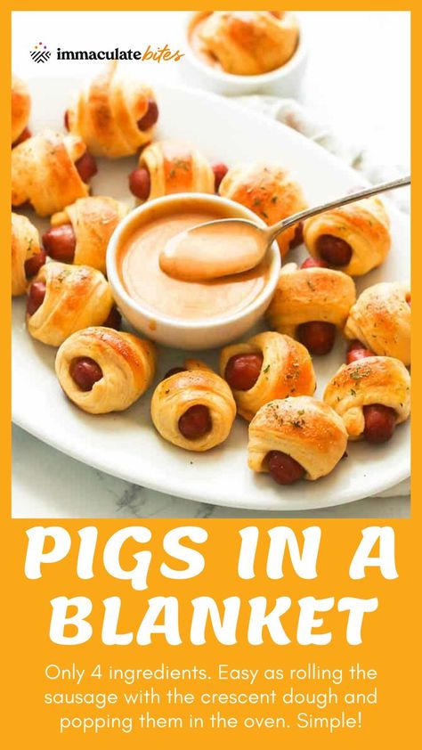 Serve these tasty and appetizing pigs in a blanket with ketchup or this homemade mustard sauce with a kiss of lemon and a spicy kick from sriracha. Enjoy! #appetizer Pigs In A Blanket Dipping Sauce Honey Mustard, Mustard Dip For Pigs In A Blanket, Pigs In Blanket Dipping Sauce, Dip For Pigs In A Blanket Sauces, Sauce For Pigs In A Blanket, Sauce For Pigs In A Blanket Dipping, Pigs In A Blanket Sauce Recipe, Pigs In A Blanket Sauce, Pigs In A Blanket Dipping Sauce