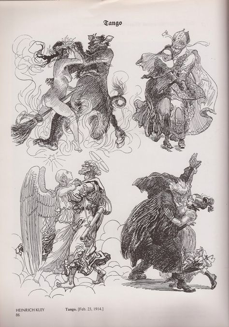 Heinrich Kley, Historical Painting, Antique Illustration, Ink Sketch, Ink Illustrations, Ink Drawing, Interesting Art, Tango, Classic Art