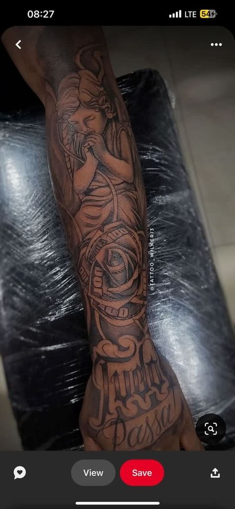 Black Man Half Sleeve Tattoo, Outer Arm Half Sleeve Tattoo, Tattoo Ideas For Men Hand Full Sleeves, Hand Forearm Tattoos For Guys, Half Sleeve Hand Tattoo For Men, Half Sleeve Tattoos Black Mens Arm, Hood Sleeve Tattoos For Guys, Forearm Tattoo Men Sleeve Black, Forearm And Hand Tattoo For Men