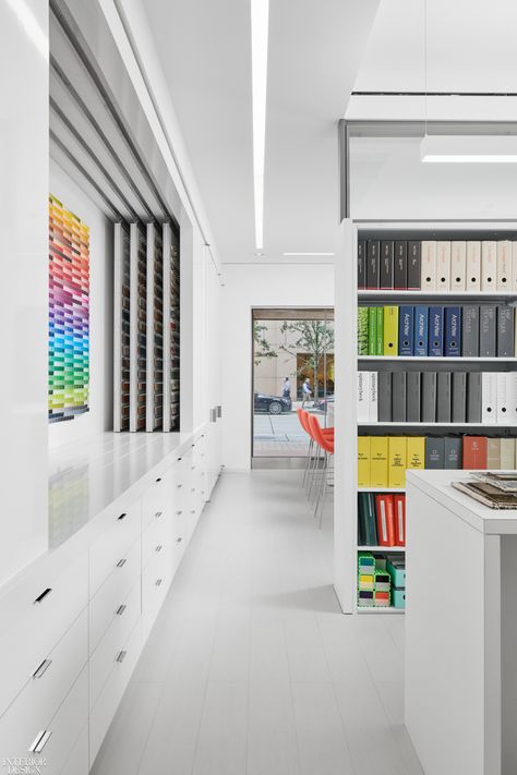 Fun Office Space Ideas, Materials Library Interior Design, Material Library Design Interiors, Interior Design Materials Library, Material Library Design, Lab Design Interior, Laboratory Design Interior, Interior Design Library, Lab Interior Design