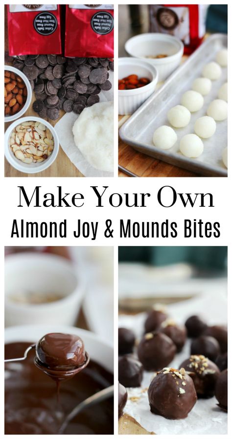 Coconut Bon Bons Recipe, Coconut Patties, Homemade Mounds, Mounds Bars Recipe, Almond Joy Bites, Goodies Ideas, Melt Chocolate In Microwave, Black Forest Cake Recipe, Bon Bons Recipe