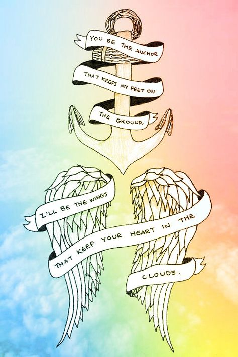 Paramore Tattoo, Anchor Drawings, Mayday Parade Lyrics, Lyric Tattoos, Mayday Parade, Flash Design, Anchor Tattoo, Meaningful Drawings, Drawing Quotes