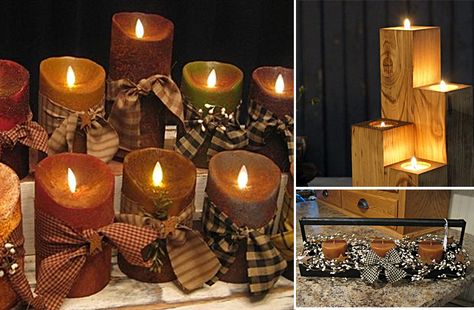 How To Make Rugged Primitive Candles Grubby Candles, Primitive Bedroom, Brick Cottage, Primitive Country Homes, Candles Dark, Primitive Candles, Country Candle, Primitive Homes, Home Remodel