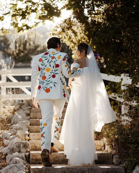 Congratulations to Justin and Jasmine on their beautiful wedding! 🎉 We’re honored you chose us to craft the perfect suit for your big day. Ready to make your special moment unforgettable? Get yours from us today! Charro Wedding Groom, Mexican Wedding Bride And Groom, Mariachi Wedding Suit, Mexican Wedding Groom Attire, Mexican Wedding Suit, Traditional Mexican Wedding, Charro Wedding, Women Suits Wedding, Groom Wedding Attire