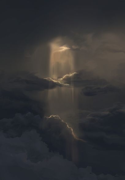 God Of The Sky Aesthetic, Dark God Aesthetics, Moody Romantic Aesthetic, God Aesthetic Dark, Flying Aesthetic, Cool Clouds, Sky God, Kad Nama, Istoria Artei