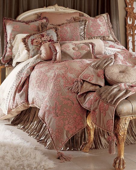 . Bedrooms For Couples, Designer Bedding, Bedroom Decor For Couples, Shabby Chic Bedrooms, Romantic Bedroom, Luxury Bedding Sets, Romantic Decor, Couple Bedroom, Dreamy Bedrooms