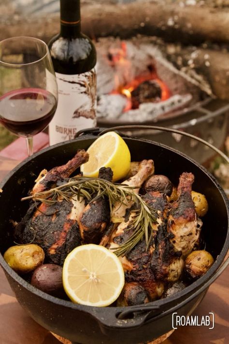 Cooking Cornish Hens, Game Hen Recipes, Cornish Game Hen Recipes, Dutch Oven Recipes Cast Iron, Cornish Hen Recipe, Medieval Recipes, Cornish Game Hen, Dutch Oven Camping, Game Hen