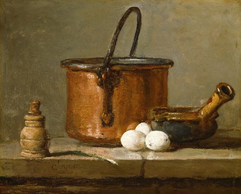 Jean-Baptiste-Siméon Chardin - Still Life, c.1732] Water Paintings, Detroit Institute Of Arts, Johannes Vermeer, Still Life Oil Painting, Watercolor Artists, Jean Baptiste, Painting Still Life, Still Life Art, Still Life Painting